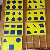 Incastri figure geometriche Montessori