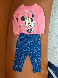 tuta felpata minnie 18 mesi