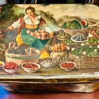 Scatola di latta vintage MOTTA Milano