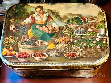 Scatola di latta vintage MOTTA Milano