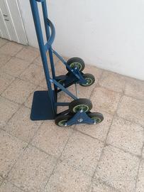 carrello in acciao per scale