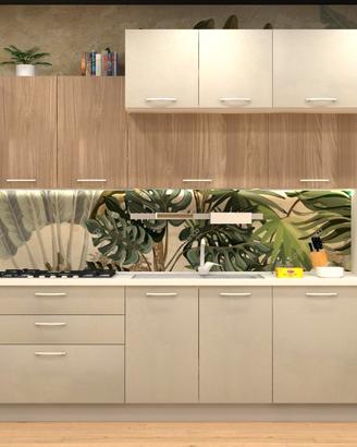 Cucina smart promo toro bianco pietra e tortora