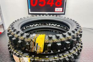 Coppia pneumatici dunlop 120-80-19 + 80-100-21 pos