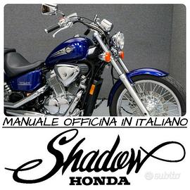 Manuale Officina HONDA SHADOW VT 600 1988 al 1990