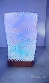 Lampada LED RGB design ondulato – luce ambiente 