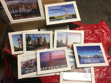 12 Cornici legno cavaliere centr tavola segnaposto