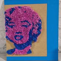 Paper art Marilyn Monroe