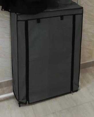 Scarpiera 4 Ripiani Tessuto TNT