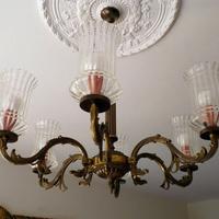 Coppia lampadari in stile antico