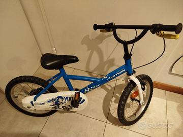 bici b'twin 16 pollici