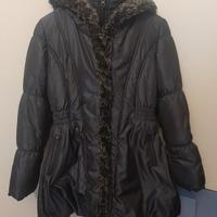 Piumino blu con cappuccio Catimini taglia  10 anni