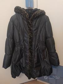 Piumino blu con cappuccio Catimini taglia  10 anni