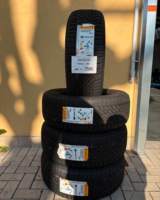 4 Gomme Nuove Invernali Pirelli 235/55 r18