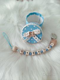 Catanella porta ciuccio neonati/bambini