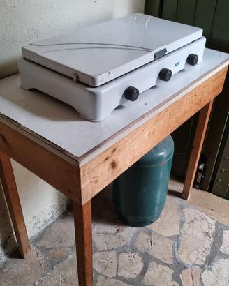 fornello a gas portatile 3 fuochi