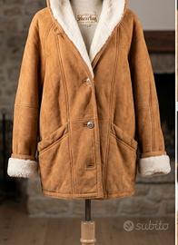Montone Vintage "originalShearling" con cappuccio 