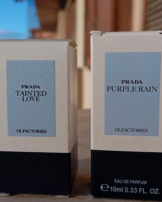 2 X Prada Olfactories Purple rain, Tainted loveEDP