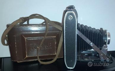 Macchina fotografica Kodak soffietto custodia 1950