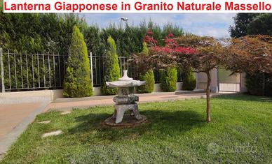Lanterna Giapponese Rokkaku Yukimi in granito