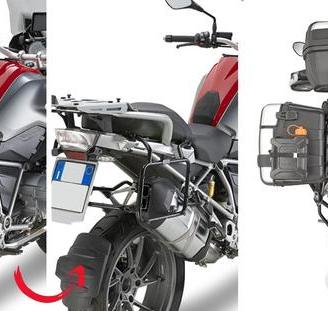Portavalige rimozione rapida monokey bmw r1250gs