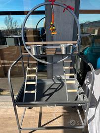 Trespolo per pappagalli