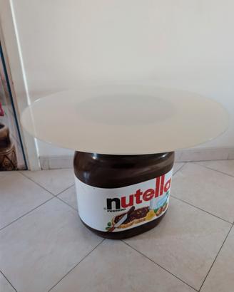tavolino in vetro temperato sul Barattolo di Nut