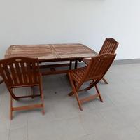 Tavolo da giardino  in bambu
