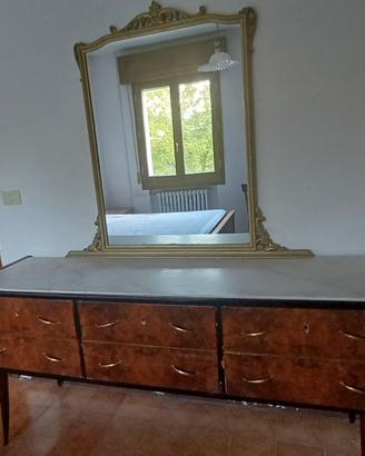 comò con specchio 