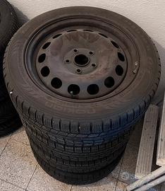 Cerchi in ferro 15 pollici originali VW golf 5