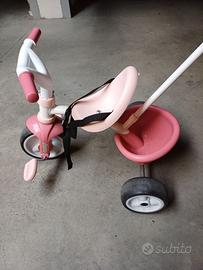 Triciclo bambini con maniglione