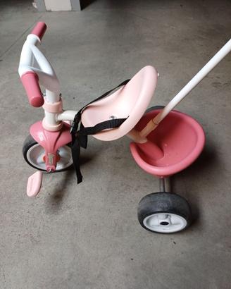 Triciclo bambini con maniglione