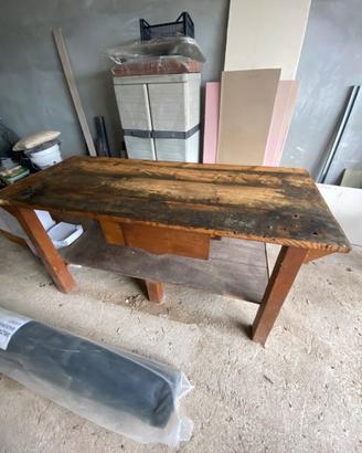 Banco da lavoro in legno