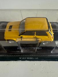 Modellino Auto Renault 5 Turbo Gialla Del Prado