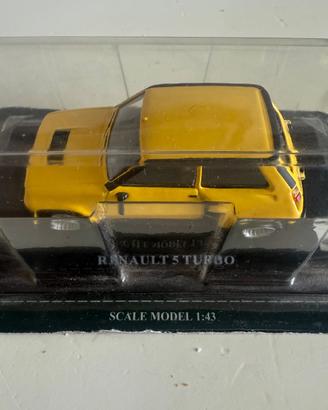 Modellino Auto Renault 5 Turbo Gialla Del Prado