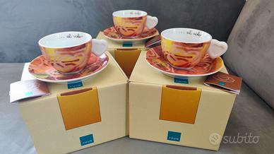 Tre tazze THUN di porcellana per cappuccino o the