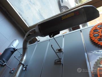 Silenziatore akrapovic ktm duke 125 2012/16