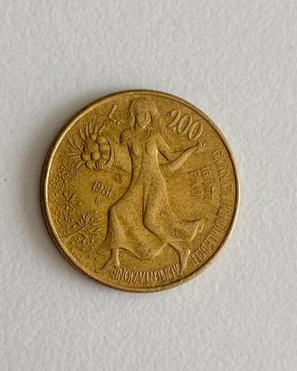 Lotto 12 monete 200 Lire Italiane commemorative