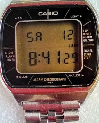 Casio alarm cronografo vintage Japan