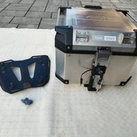 Bauletto e piastra GIVI in alluminio