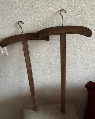 2 grucce in legno Vintage