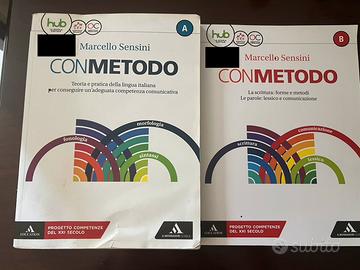 “Con metodo” libri scolastico superiori mondadori