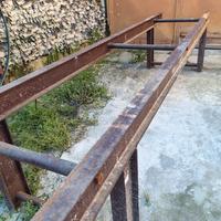 putrella banco d appoggio ferro
