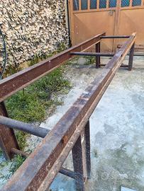 putrella banco d appoggio ferro