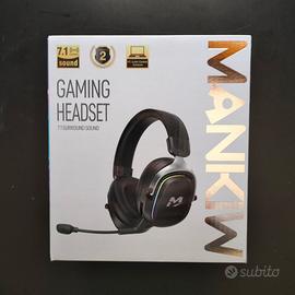 Mankiw Cuffie Gaming Wireless per PS5/PS4/PC/Switc