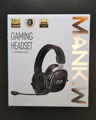 Mankiw Cuffie Gaming Wireless per PS5/PS4/PC/Switc