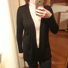 Cardigan nero con filo metallizzato OVS tg. S/M