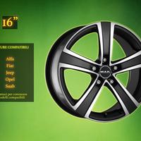 Cerchi in Lega 16" Saab Alfa e altre