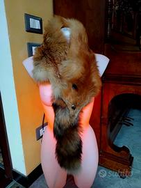 Girocollo pelliccia volpe L120 H22 
