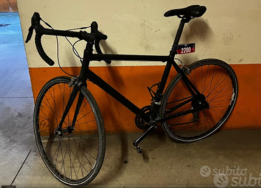 Bici da corsa alluminio e carbonio