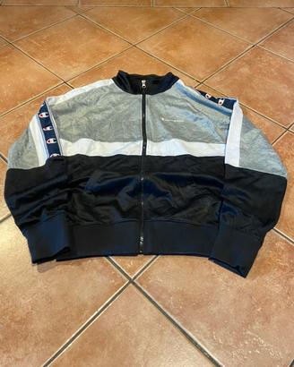 zip tuta champion hoodie giacca felpa vintage y2kk